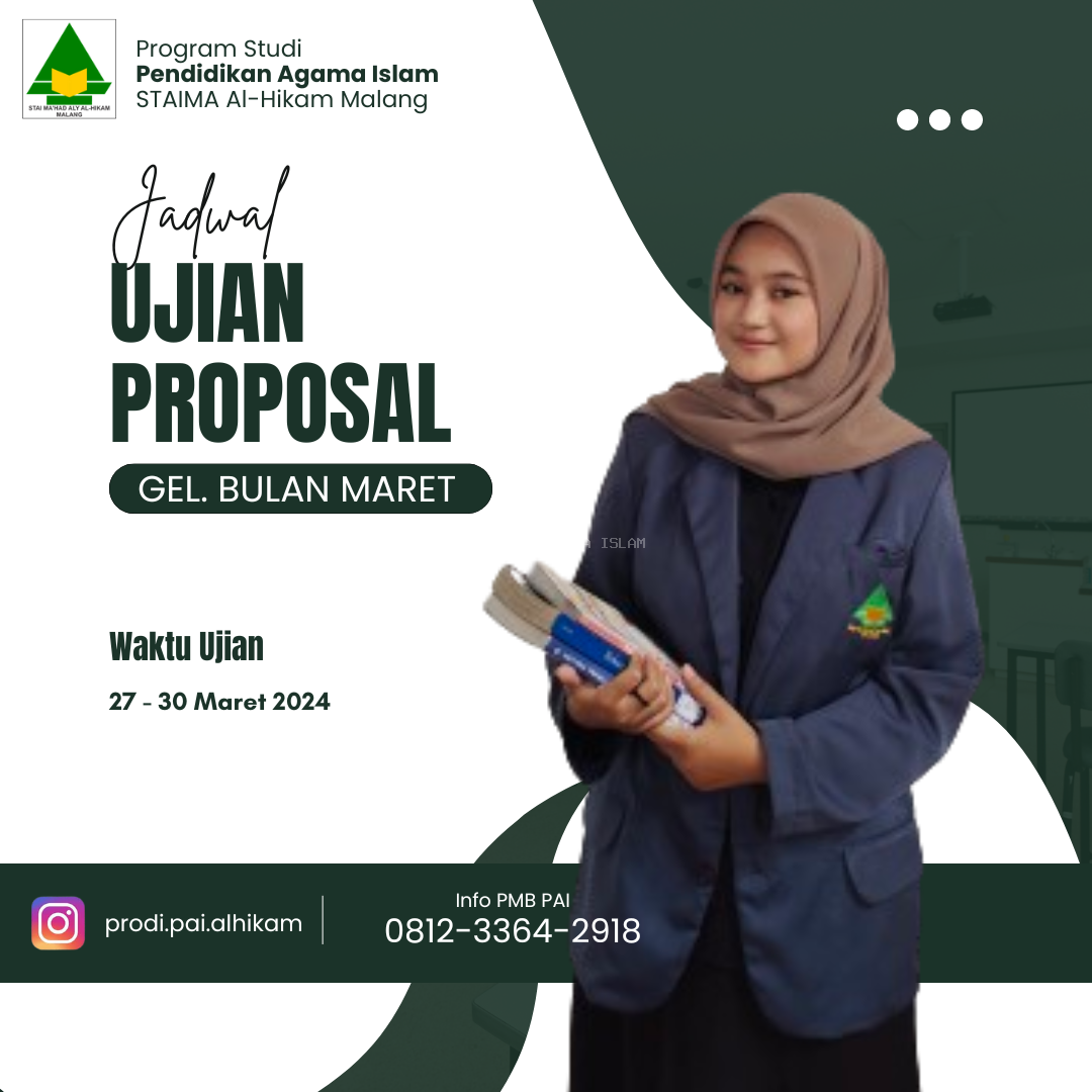 Jadwal Ujian Proposal Gelombang Maret 2024